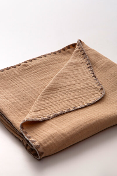 MAHFEL 4 Layer 100% Cotton Muslin Baby Blanket