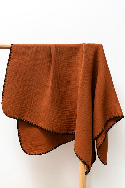 MAHFEL 4 Layer 100% Cotton Muslin Baby Blanket