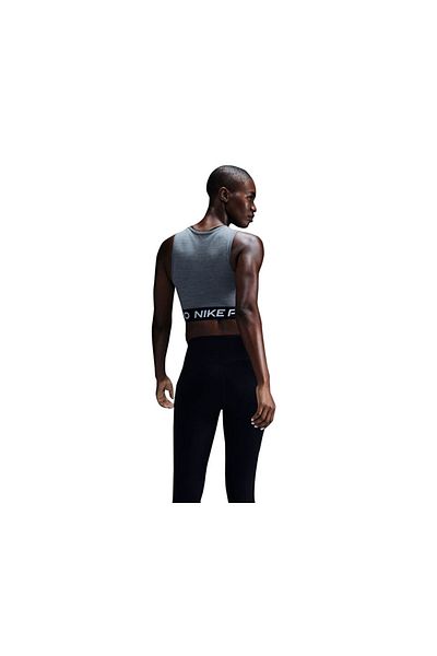 Nike Pro Fz3615-084 Gray Women's Sports Undershirt