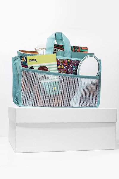 Pharma Acqua Turquoise - 5 Compartment Care Travel Makeup Cosmetic Organizer Bag