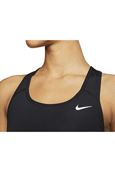 Nike Black Dri Fit Swoosh Women's Sports Undershirt - Without Padding and Padding Bv3630-010