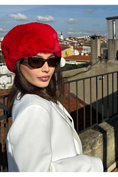 Wearflawless Trend Kışlık Suni Kürk Rus Kalpak Peluş Şapka