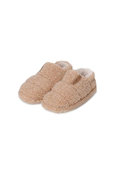 Peluche Papuci pentru femei Camel Teddy Pantofi de zi cu zi pentru acasă TED-KCL Cremă