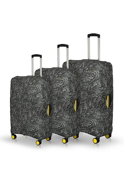hızlıvaliz My Leather Goods Husă pentru valiză Protector pentru valiză SET DE 3 (MODEL DE FLORI)