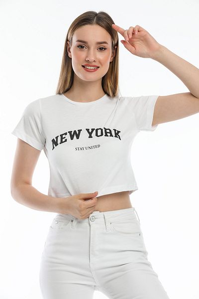 Superlife Γυναικείο T-Shirt New York Printed Spr21y15