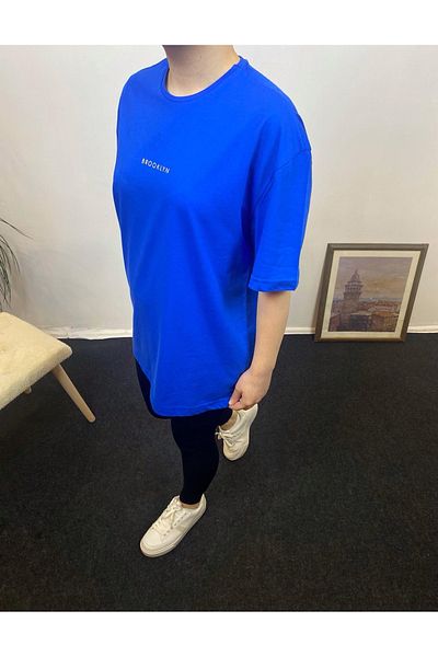 Superlife Women's Crew Neck Standard &Regular Fit Brookyln Printed T-Shirt Spr21Yk27