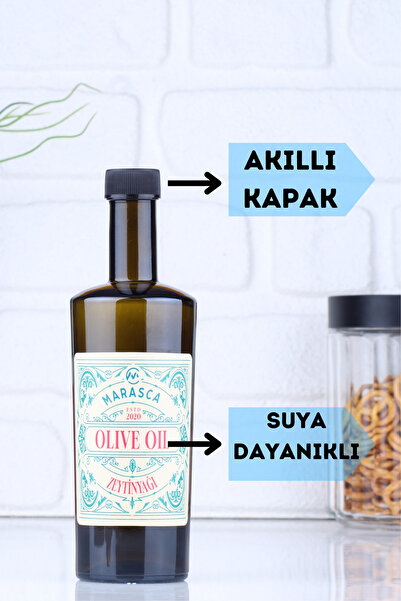 EA Home Concept Rustic Rosa Olive Oil and Liquid Sunflower Oil Bottle 500 ml