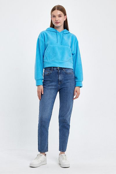 Superlife Superlife Women's Comfortable Fit Softech Fleece Kangaroo Pocket Sweatshirt