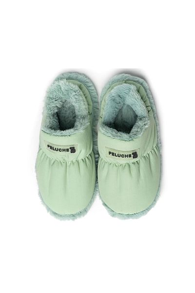 Peluche Παντόφλες Green Mint - Γυναικεία Casual Home Slipper PAR-KMT