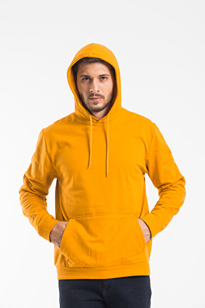 Superlife Süperlife Erkek Kapşonlu Regular Fit İnce Sweatshirt SPR 20K55