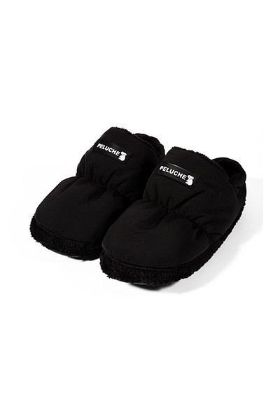 Peluche Μαύρη ανδρική παντόφλα Parachute - Casual Home Shoe PAR-ESH