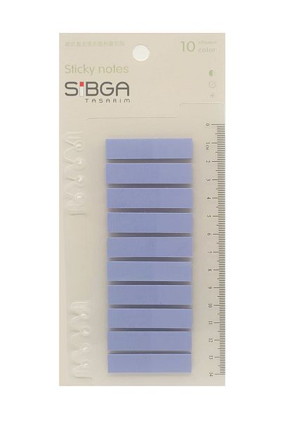 sibga tasarım Purple Transparent Color Post-It Note Paper - Bookmark Sticker