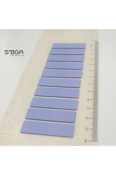 sibga tasarım Purple Transparent Color Post-It Note Paper - Bookmark Sticker