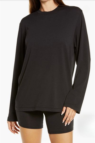 Superlife Superlife Women's Crew Neck Long Sleeve Tshirt