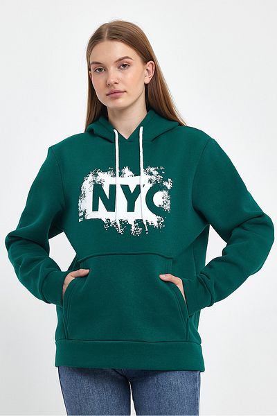 Superlife Γυναικείο φούτερ Fleece 3 Thread - Hooded Comfortable Fit Superlife