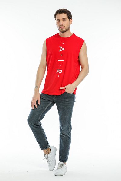 Superlife Süperlife Men's Crew Neck Oversize Fit Air Printed T-Shirt Spr21Y05