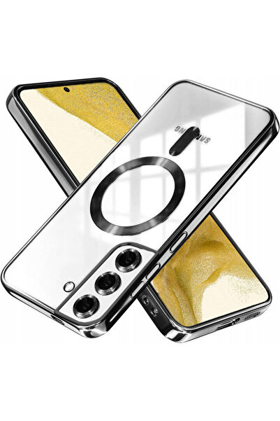 Rivor Samsung Galaxy S22 Kılıf Kamera Korumalı Magsafe Wireless Şarj Şeffaf K...