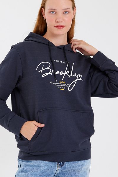 Superlife Γυναικείο φούτερ Oversize Fit Thin - Suuperlife Spr23swk361