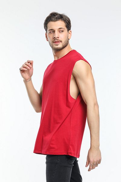 Superlife Ανδρικό μπλουζάκι με λαιμόκοψη Superlife Oversize Spr21y03