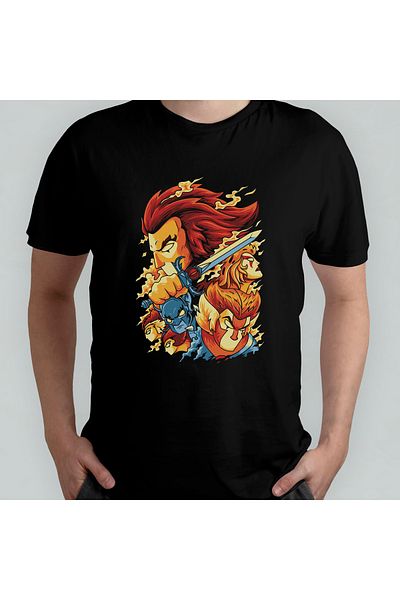 Pixxa Μπλουζάκι Thundercats Crew Neck 100% βαμβακερό - Μοντέλο 5