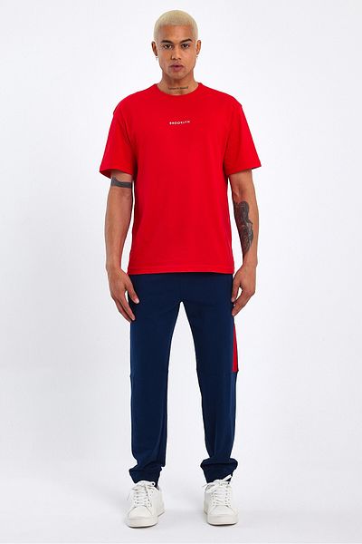 Superlife Ανδρικό Garnished Regular Fit Slim Φούτερ Superlife Spr23ea351