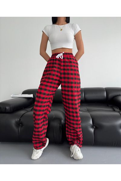 DENİKK Yudoowear, κόκκινο καρό unisex ειδικό υπο-τμήμα για την πρωτοχρονιά