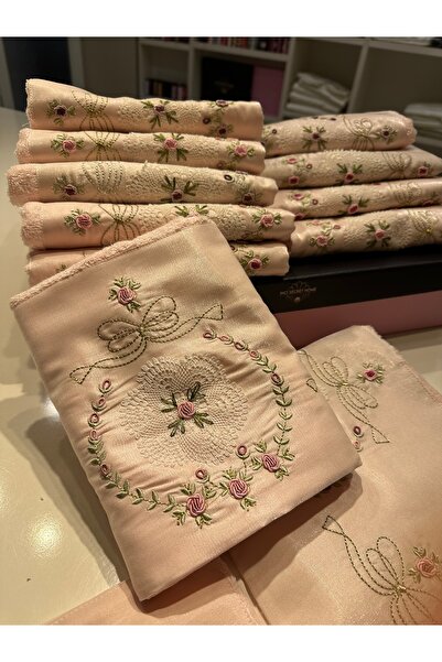 incisecrethome Handcrafted Hand and Face Towel 1 Piece Bamboo Towel 50*90 cm