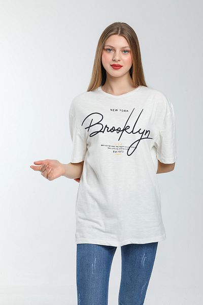 Superlife Superlife Γυναικείο T-Shirt με λαιμόκοψη Oversize Spr24tsk110