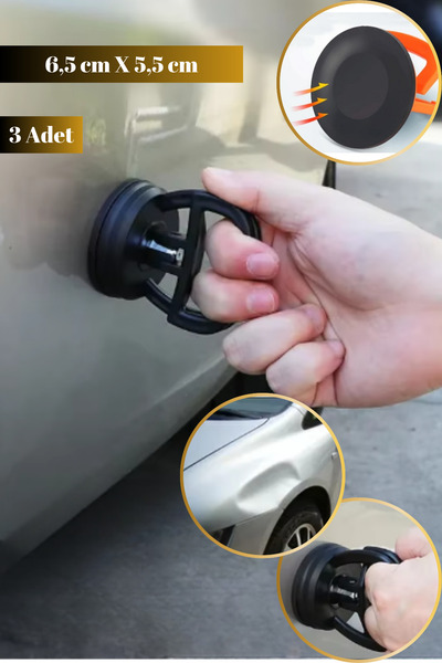 Hane Dostu 3 Adet 10 KG  Çekiş Güçlü Vantuzlu  6,5 CM Araç Mini Göçük Gideric...