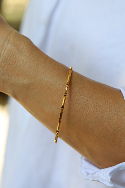 10 Gram 22 Ayar Altın Yatırımlık Kalemli Ajda Bilezik İşçiliksiz