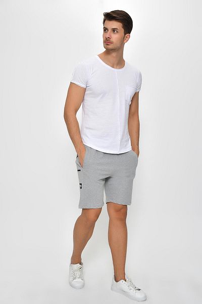 Superlife Γκρι σορτς μελανζ Air Brooklyn