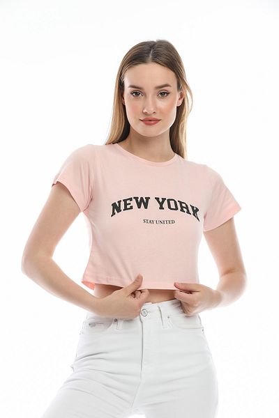 Superlife Women's New York Printed T-Shirt Spr21y15