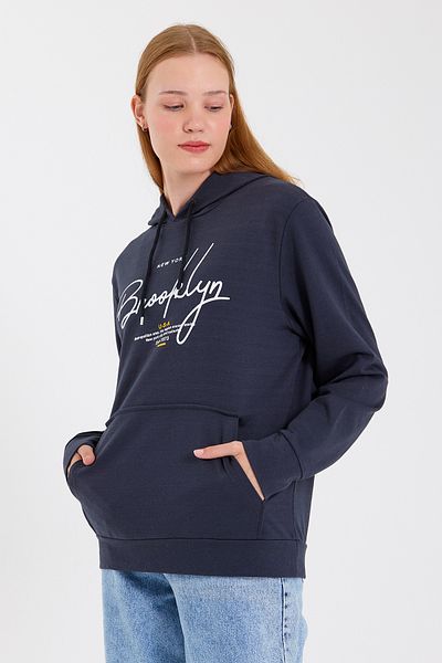 Superlife Γυναικείο φούτερ Oversize Fit Thin - Suuperlife Spr23swk361