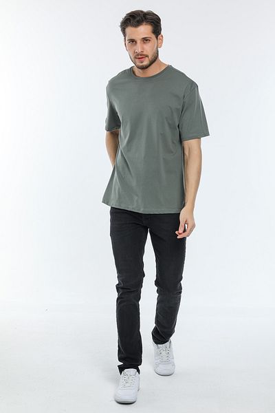 Superlife Ανδρικό T-Shirt με λαιμόκοψη υπερμεγέθης Spr21y30