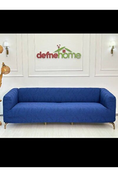 defnehome collection Kalın Krokan 3311 Lastikli Kanepe Koltuk Örtüsü Çekyat Ö...