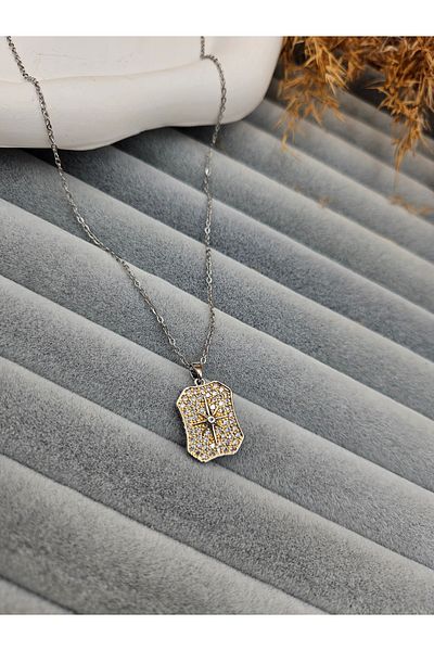 AURA 316L Steel Polar Star Necklace