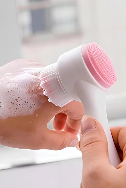 Genel Markalar Çift Başlıklı Yüz Temizleme Fırçası Siyah Nokta Gözenek Temizl...