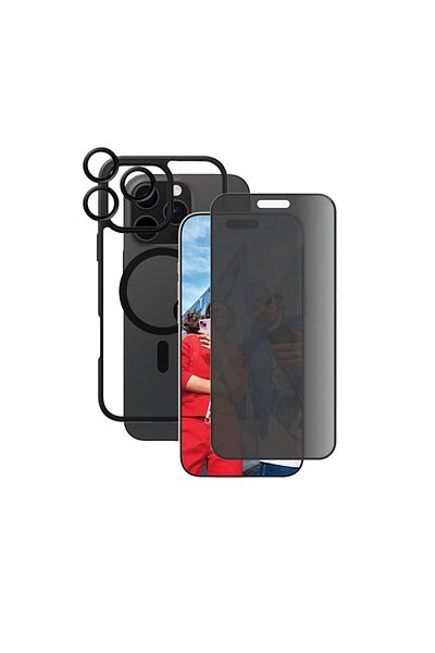 Xiaomi PanzerGlass CARE Protection Package Flagship 3-in-1 iPhone 16 Pro Max - Privacy