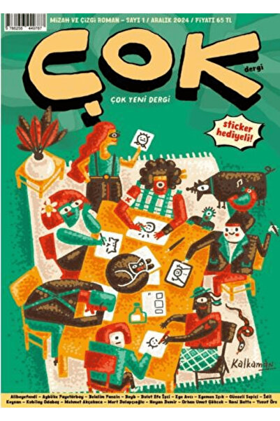 Komikşeyler Yayıncılık Çok Dergi Sayı 1-Çok Yeni Dergi / Kubilay Odabaş / Kom...