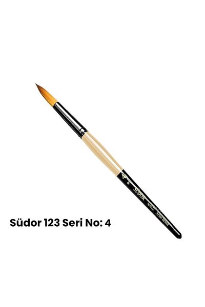 Südor 123 سلسلة فرشاة صناعية ذات طرف دائري رقم 4