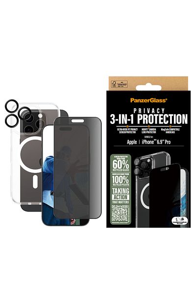 Xiaomi PanzerGlass Protection Package 3-in-1 iPhone 16 Pro Max - Ultra Wide and Privacy