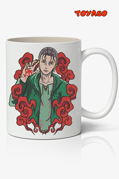 Toyaso كوب أبيض بتصميم الرسوم المتحركة Attack On Titan هدية لصديق الحبيب