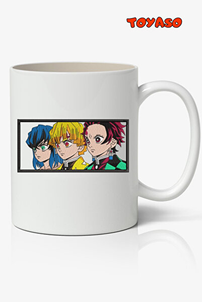 Toyaso شخصيات شيطان القاتل أنيمي تحت عنوان القدح الأبيض هدية لصديق الحبيب