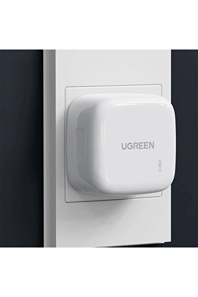 Ugreen Wall Charger Set USB-C Port 20W with USB-C To USB-C Cable - White