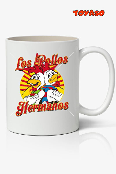 Toyaso كوب أبيض بتصميم الرسوم المتحركة Los Pollos Hermanos Breaking Bad هدية ...