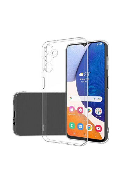 halkhouse Samsung Galaxy A54 Kılıf İnce Şeffaf Esnek Yumuşak Süper Silikon Kapak