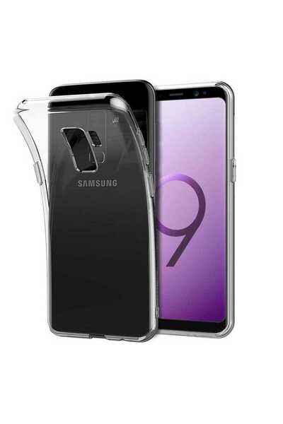 halkhouse Samsung Galaxy S9 Plus Kılıf İnce Şeffaf Esnek Yumuşak Süper Siliko...