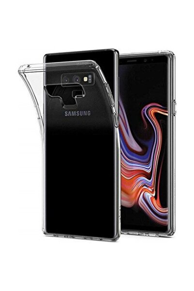 halkhouse Samsung Galaxy Note 9 Kılıf İnce Şeffaf Esnek Yumuşak Süper Silikon Kapak