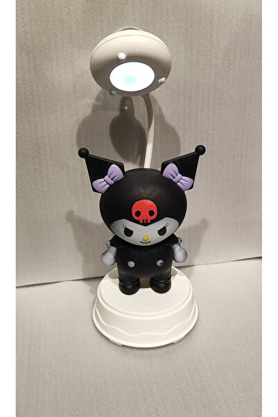 bundle island kuromi hello kitty figürlü şarjlı kalemtraş çekmeceli masa/gece...