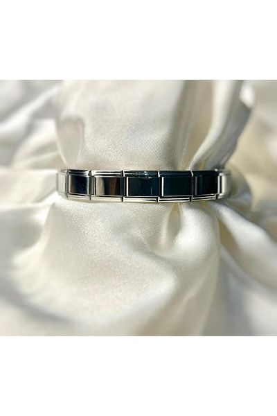 LUZ Italian Charm Stretchy Steel Bracelet (Without Written Written)